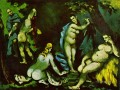 La Tentación de San Antonio 2 Paul Cezanne Desnudo impresionista